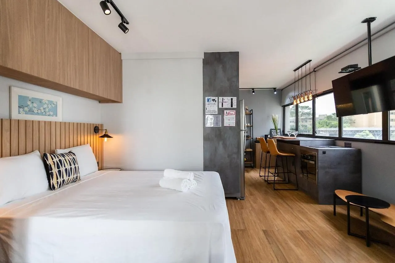 Condominio De Studios Completos Por Temporada Na Av. Reboucas São Paulo Brasil